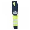 Leo Workwear Winswell Women's Stretch Cargo Trousers Hi-Vis Yellow / Navy